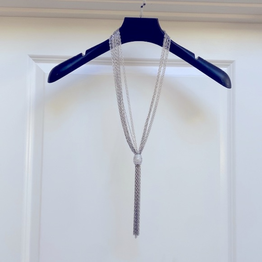 Cache chain and crystals necklace 20”